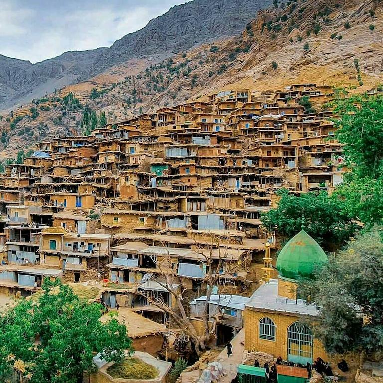 روستای شگفت انگیز "سرآقا سید" چهار محال و بختیاری